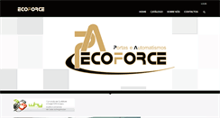 Desktop Screenshot of ecoforce.pt